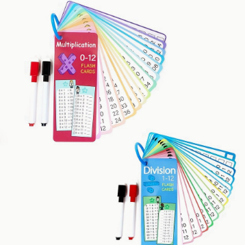 AliExpress Montessori 0‑12 Multiplication Times Table Cards Self‑Check Math Learning Teaching Aids for Home Classroom, view 4