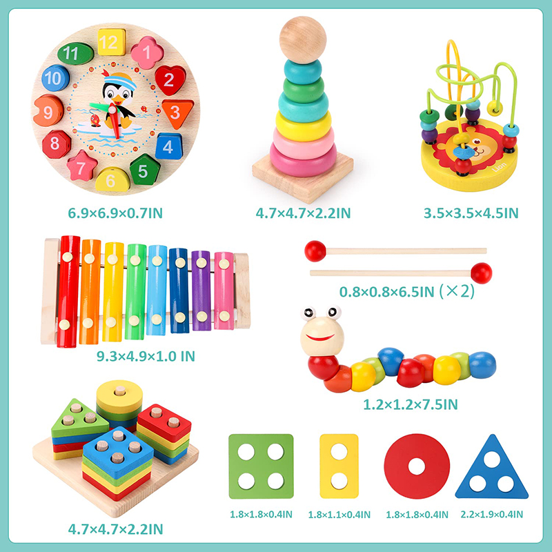 AliExpress Montessori Baby Toys Kids 3D Wooden Puzzles Early Learning Baby Games Toys Educational Wooden Toys For Children Birthday Gifts, view 6