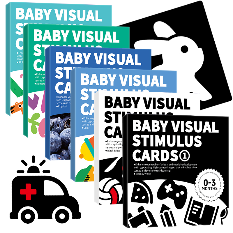 AliExpress Montessori Baby Visual Stimulation Flash Cards High Contrast Cognition Toy Infant Gift for Children's Early Learning