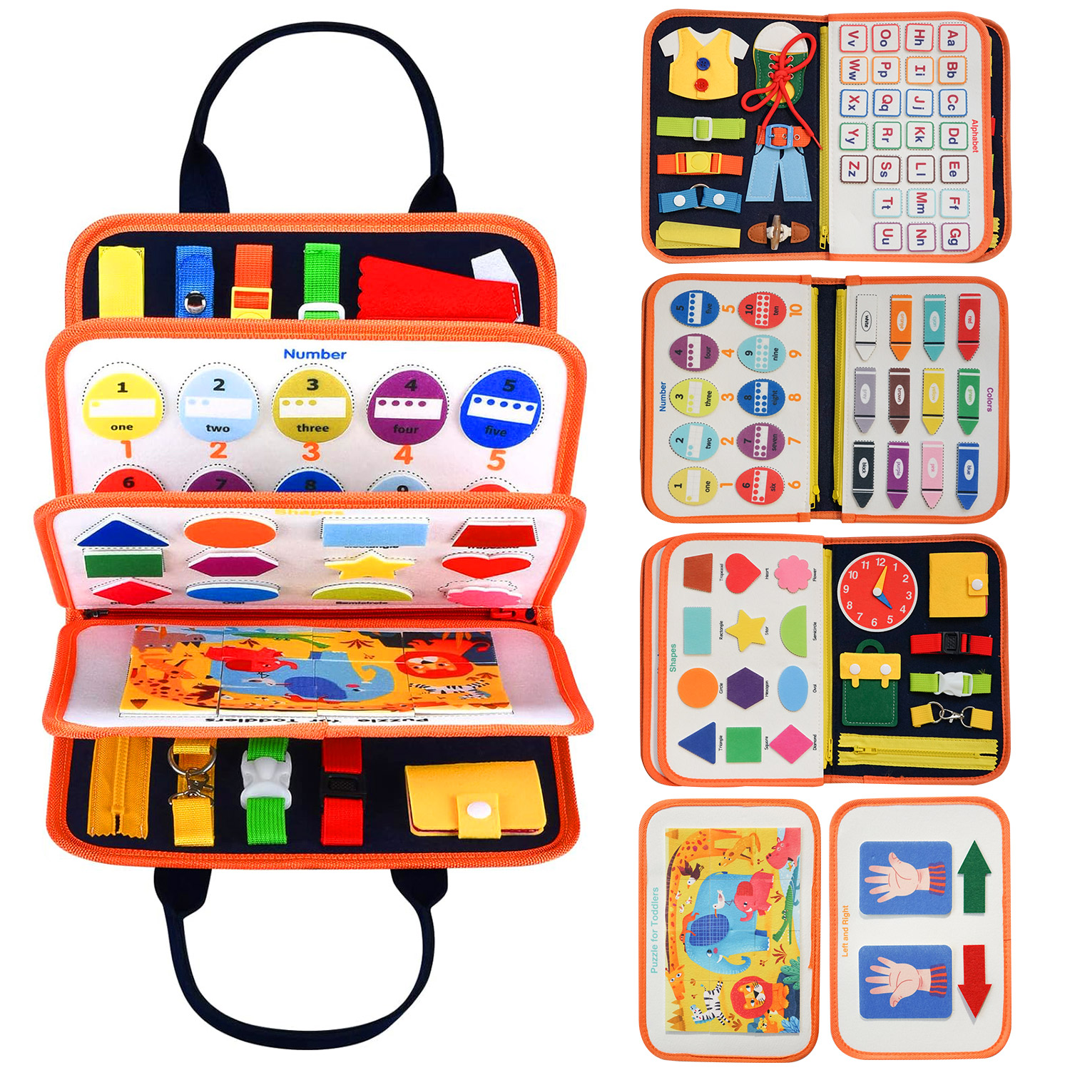 AliExpress Montessori Busy Board for Ages 3-6 - Sensory Educational Toy for Early Learning & Fine Motor Skills Development