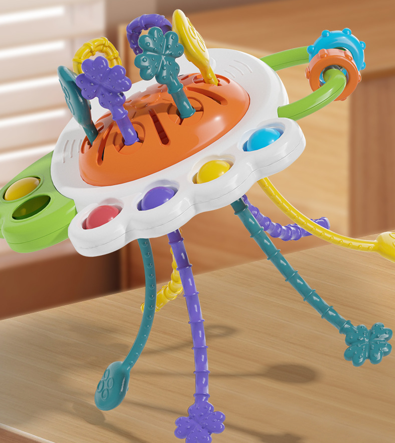 AliExpress Montessori Owl Pull String Sensory Development Baby Toy Early Learning Education Finger Grasp Training for 10 Months+