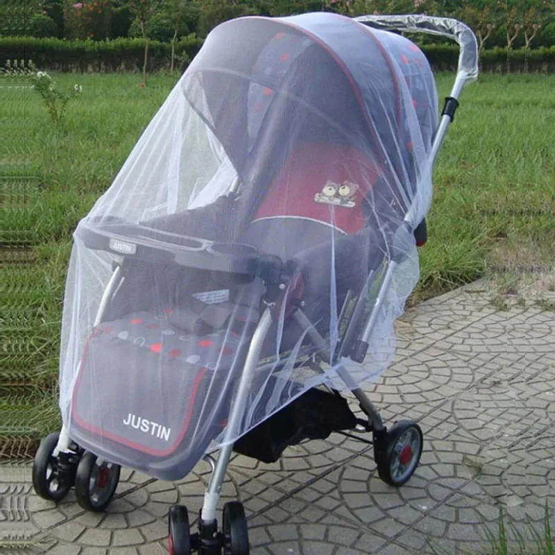 AliExpress Mosquito Net For Baby Stroller Summer Pram Insect Shield Net Infants Pushchair Cart Safe Protection Mesh Pram Accessories, view 2