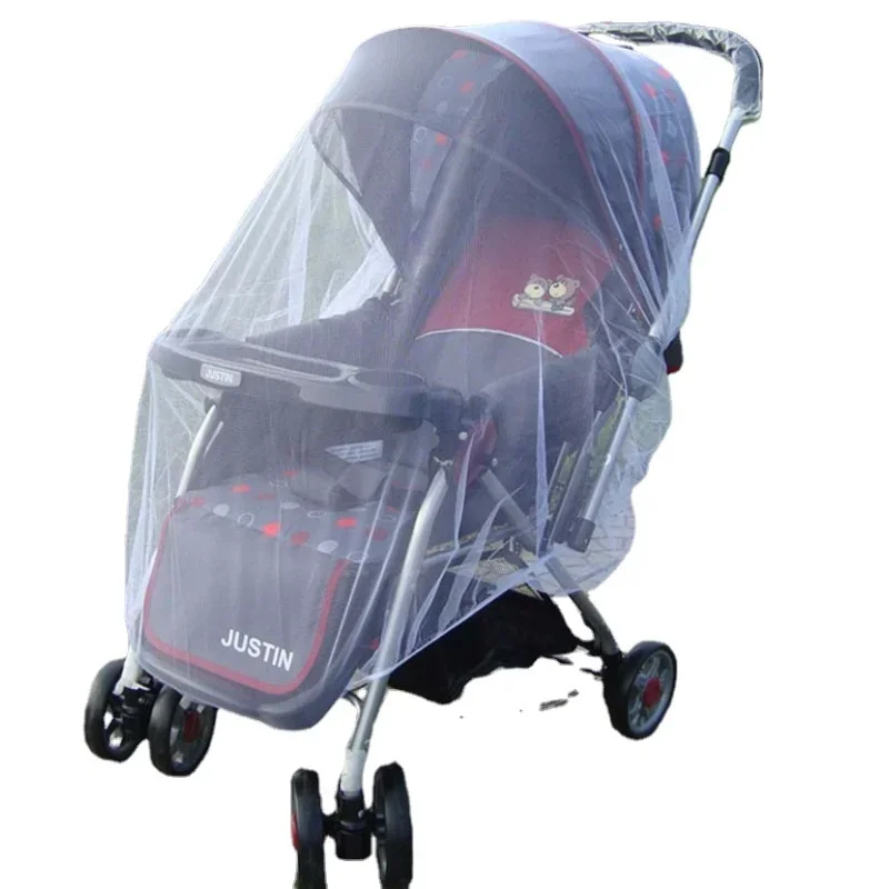 AliExpress Mosquito Net For Baby Stroller Summer Pram Insect Shield Net Infants Pushchair Cart Safe Protection Mesh Pram Accessories, view 5