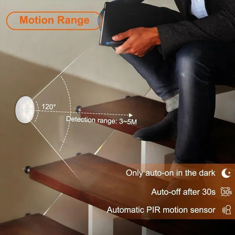AliExpress USB Rechargeable Motion Sensor LED Night Light, view 3