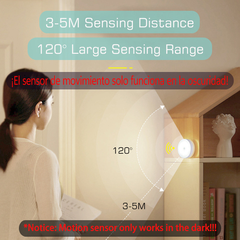 AliExpress USB Rechargeable Motion Sensor LED Night Light, view 2