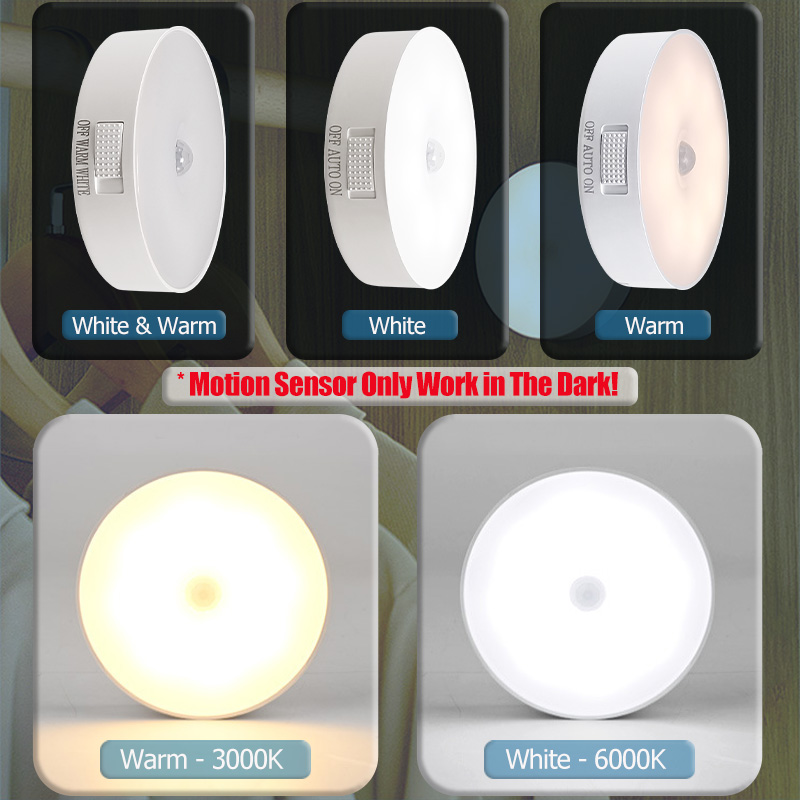 AliExpress USB Rechargeable Motion Sensor LED Night Light, view 3