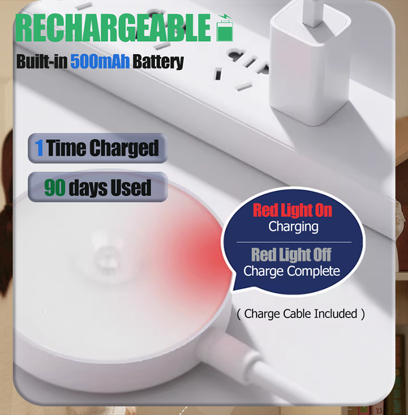 AliExpress USB Rechargeable Motion Sensor LED Night Light, view 5