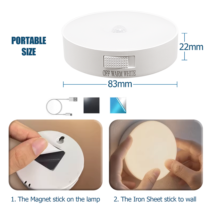 AliExpress USB Rechargeable Motion Sensor LED Night Light, view 6