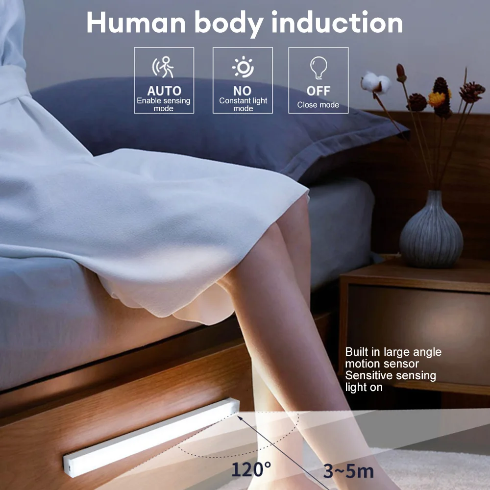 AliExpress USB Rechargeable Wireless LED Motion Night Light, view 2
