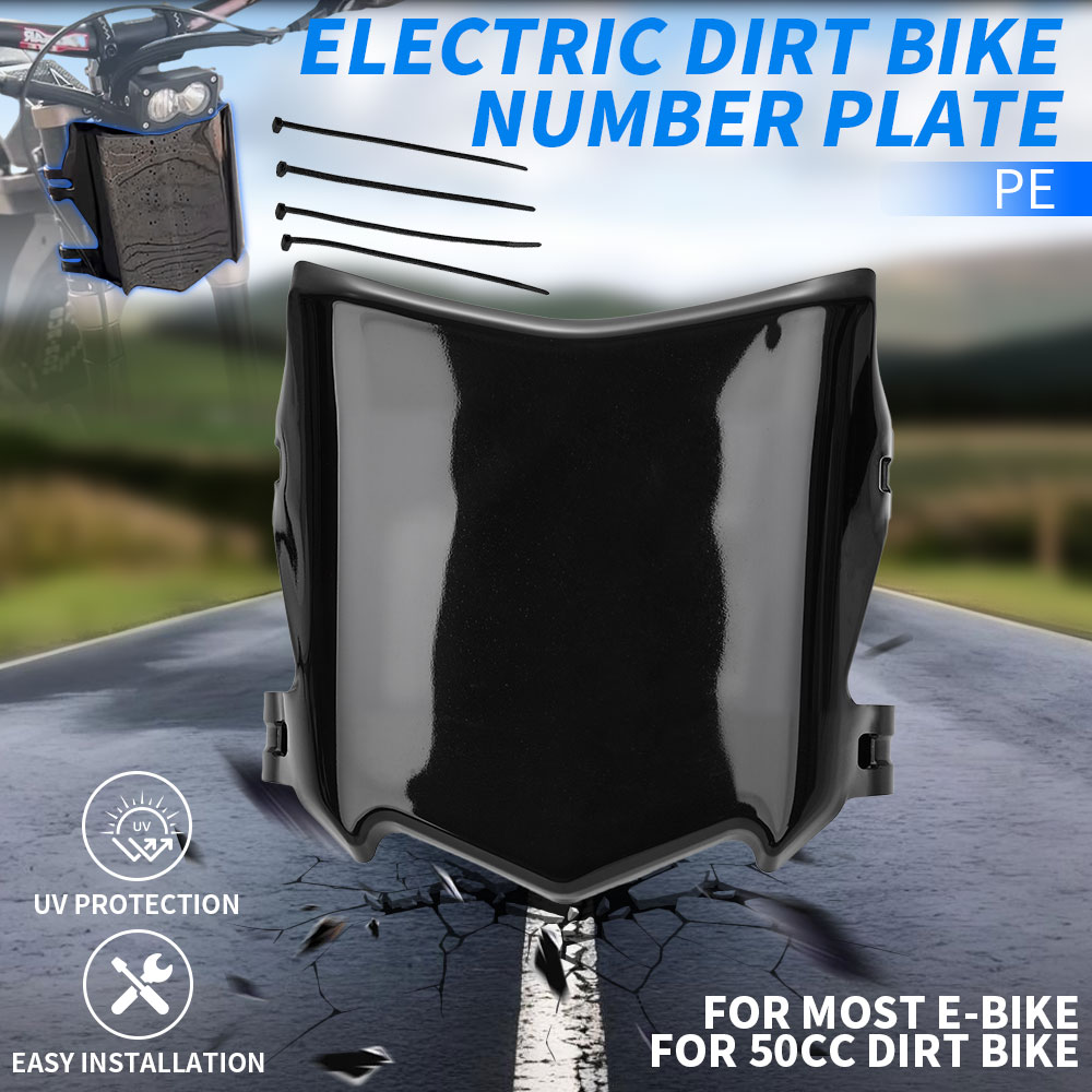 AliExpress Motorcycle Accessories Number Plate Moto Front License Plate For Surron S X Stark Varg Talaria Sting Q20 Off-Road Vehicle Parts, view 6