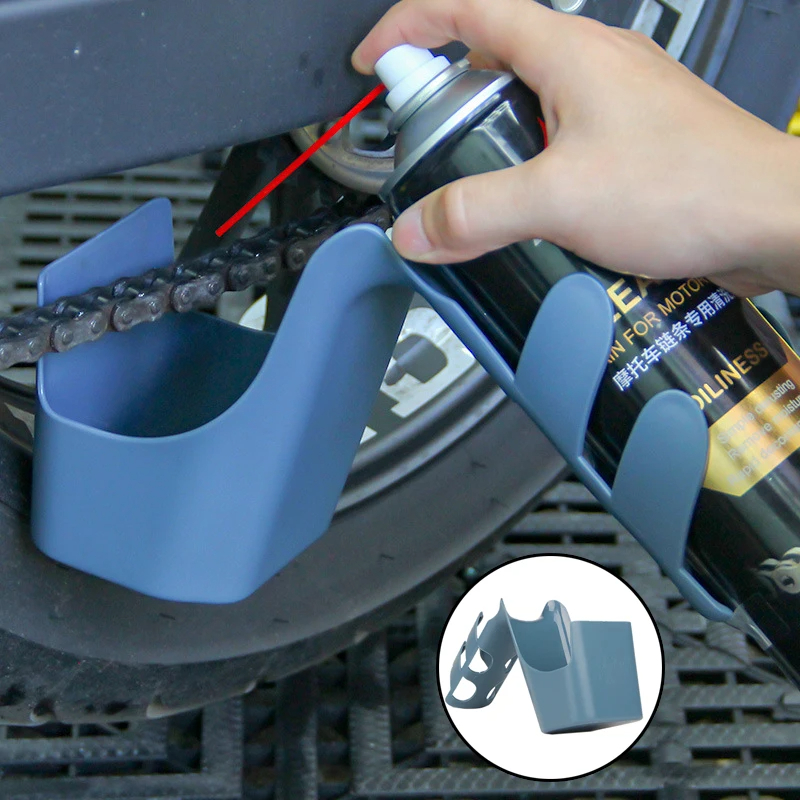 AliExpress Motorcycle Bike Chain Oil Storage Tool  Agent Widely Used Chain Oil Anti-spray Tool Box Chain Cleaning Oil Splash-Proof Tool