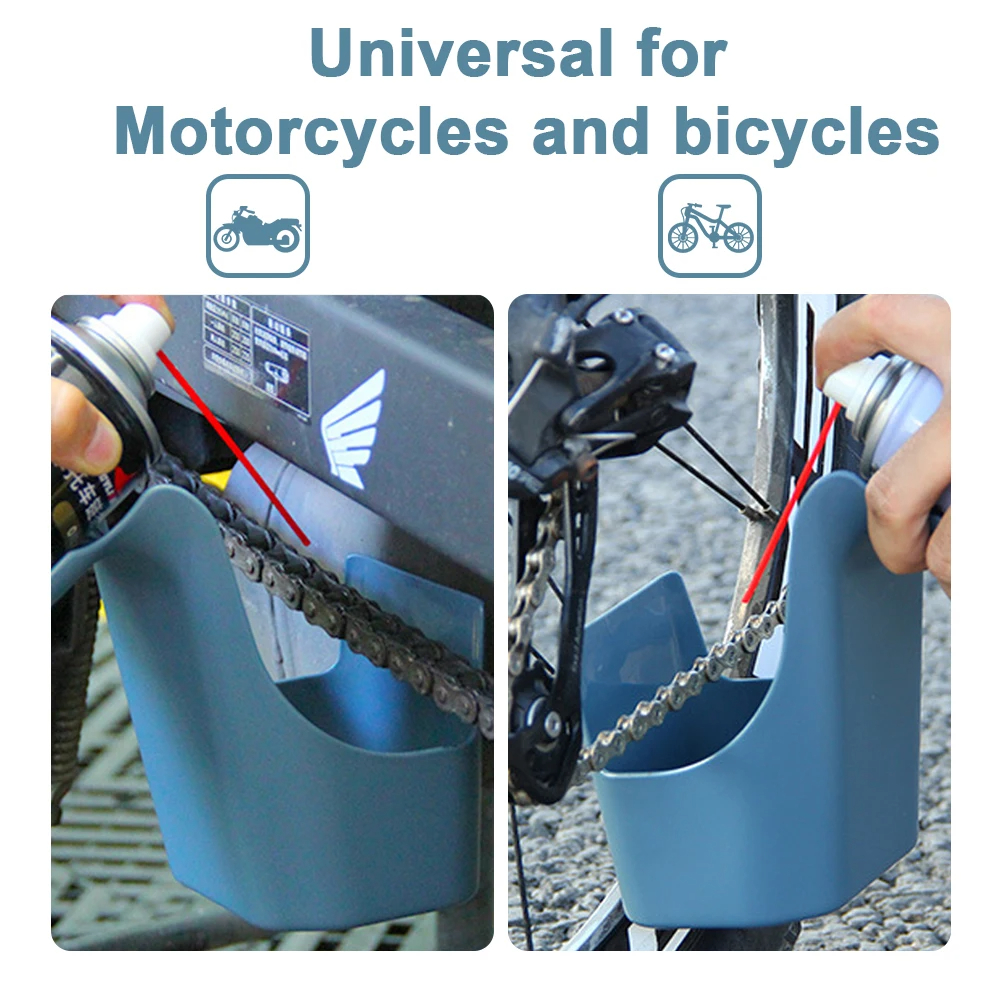 AliExpress Motorcycle Bike Chain Oil Storage Tool Agent Widely Used Chain Oil Anti-spray Tool Box Chain Cleaning Oil Splash-Proof Tool, view 4