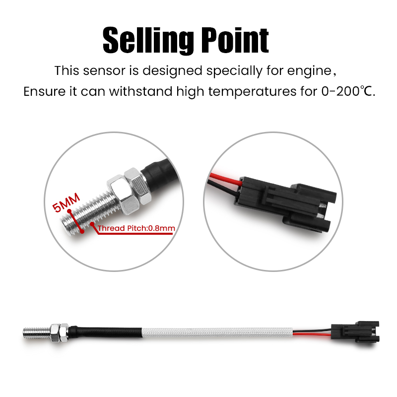 AliExpress Motorcycle cylinder head temperature sensor For nmax1155 XMAX250 300 NMAX Kawasaki Honda Yamaha Motorcycle thermometer, view 3