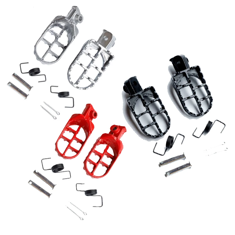 AliExpress Motorcycle Foot Pegs Rests Footpegs for Yamaha PW50 80 TW200 for XR50R CRF50 CRF70 CRF80 CRF100F Motorbike Chinese Dirt Pit Bike, view 6