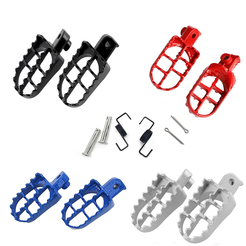 AliExpress Motorcycle Foot Pegs Rests Footpegs for Yamaha PW50 80 TW200 for XR50R CRF50 CRF70 CRF80 CRF100F Motorbike Chinese Dirt Pit Bike