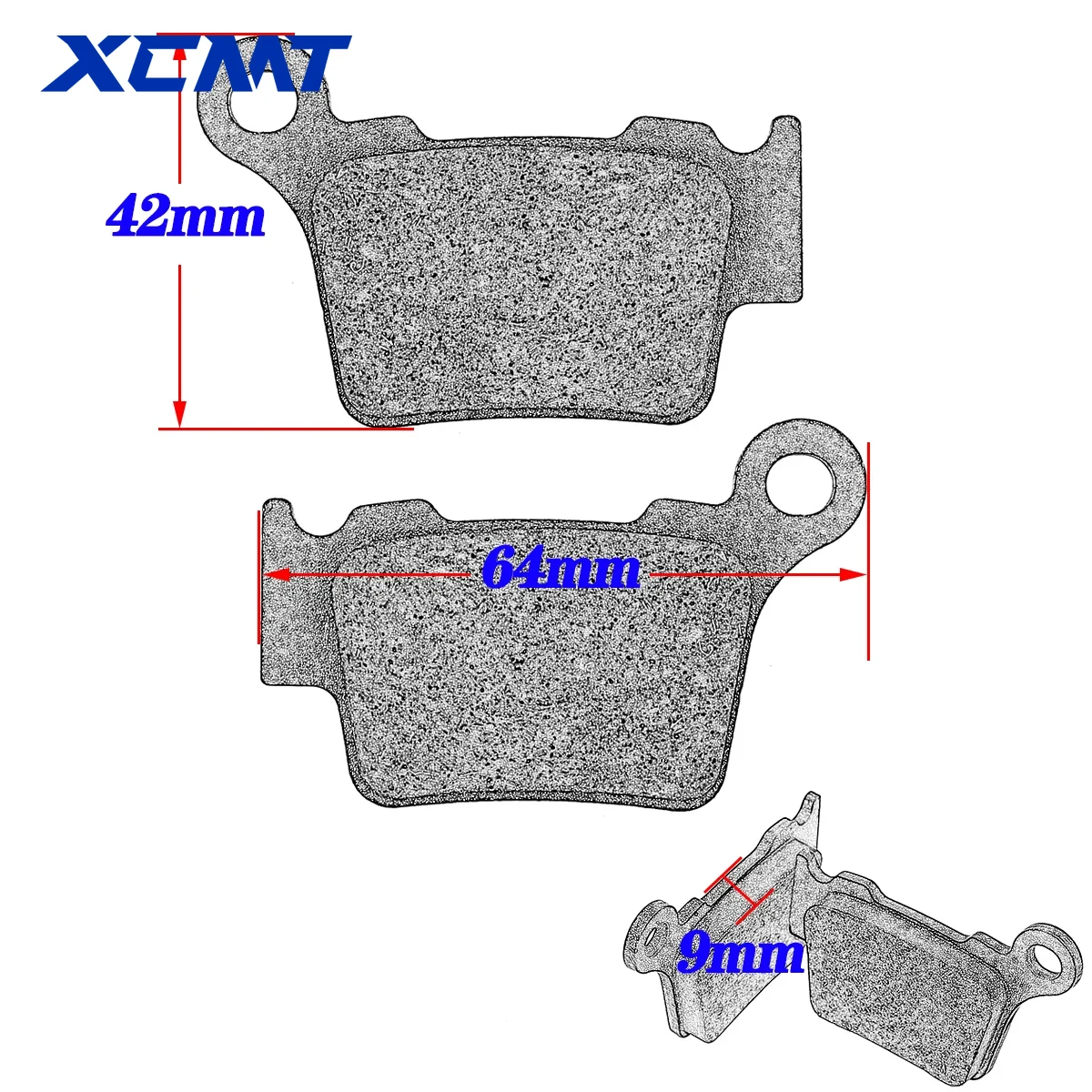 AliExpress Motorcycle Front and Rear Brake Pads For KTM SX XC XCW SXF EXC 250 300 TPI 2020 125 150 200 350 450 EXCF XCRW 400 500 525 530, view 6