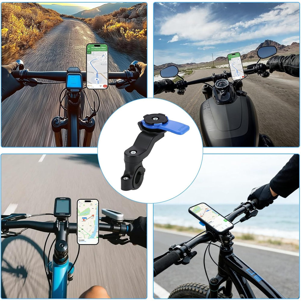 AliExpress Motorcycle Handlebar Mount, Universal Bike Phone Holder, MTB Phone Holder, Detachable & Universal 360° Rotatable, view 6