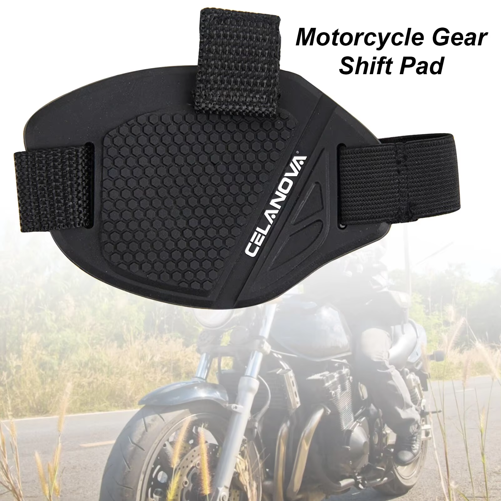 AliExpress Motorcycle Universal Shifter Anti-Slip Pad-Heavy-Duty Rubber Boot Cover-Adjustable Protective Shoe Cover for Safe Gear Shifting