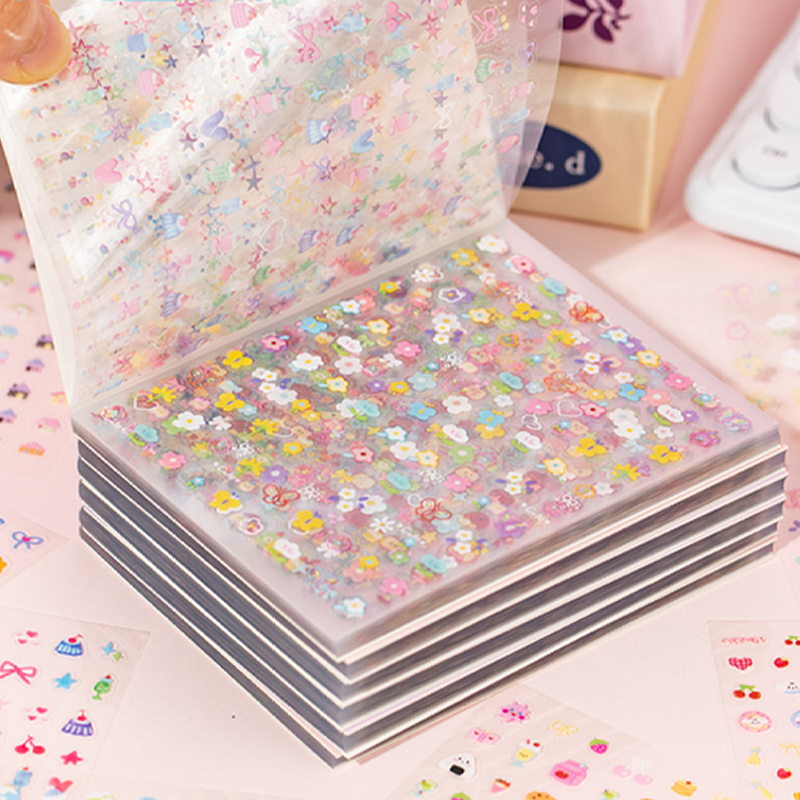 AliExpress Mr Paper,kawaii Mini Deco Sticker Book scrapbooking stickers stickers aesthetic cheap stationery supplies  journaling stationery