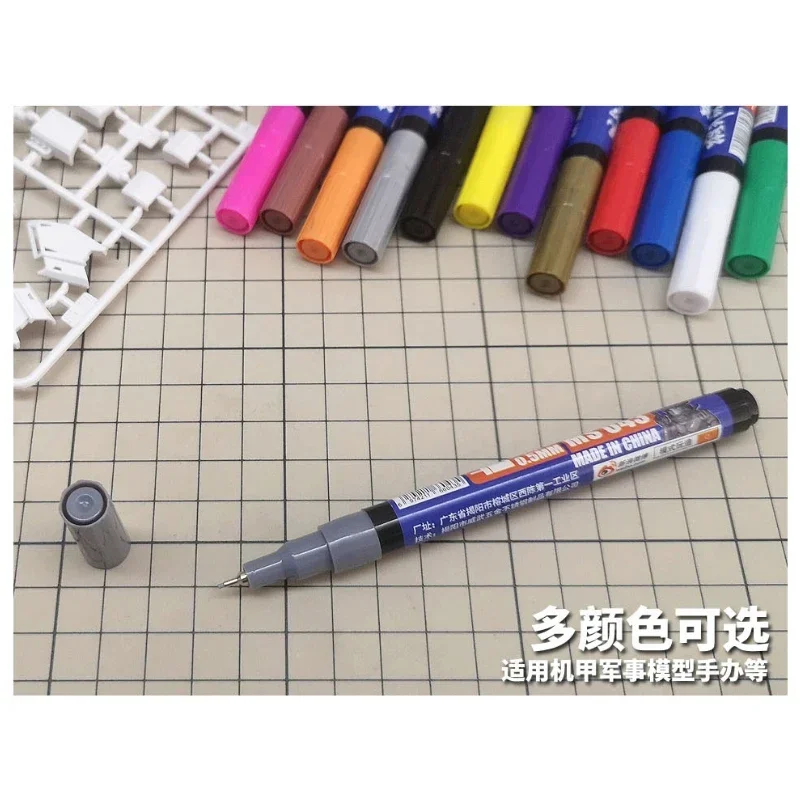 AliExpress MS043 Oily Model Marker Extra-fine Hook Liner Assembly Model Building Tools For Military Paint Tool Hobby DIY, view 6