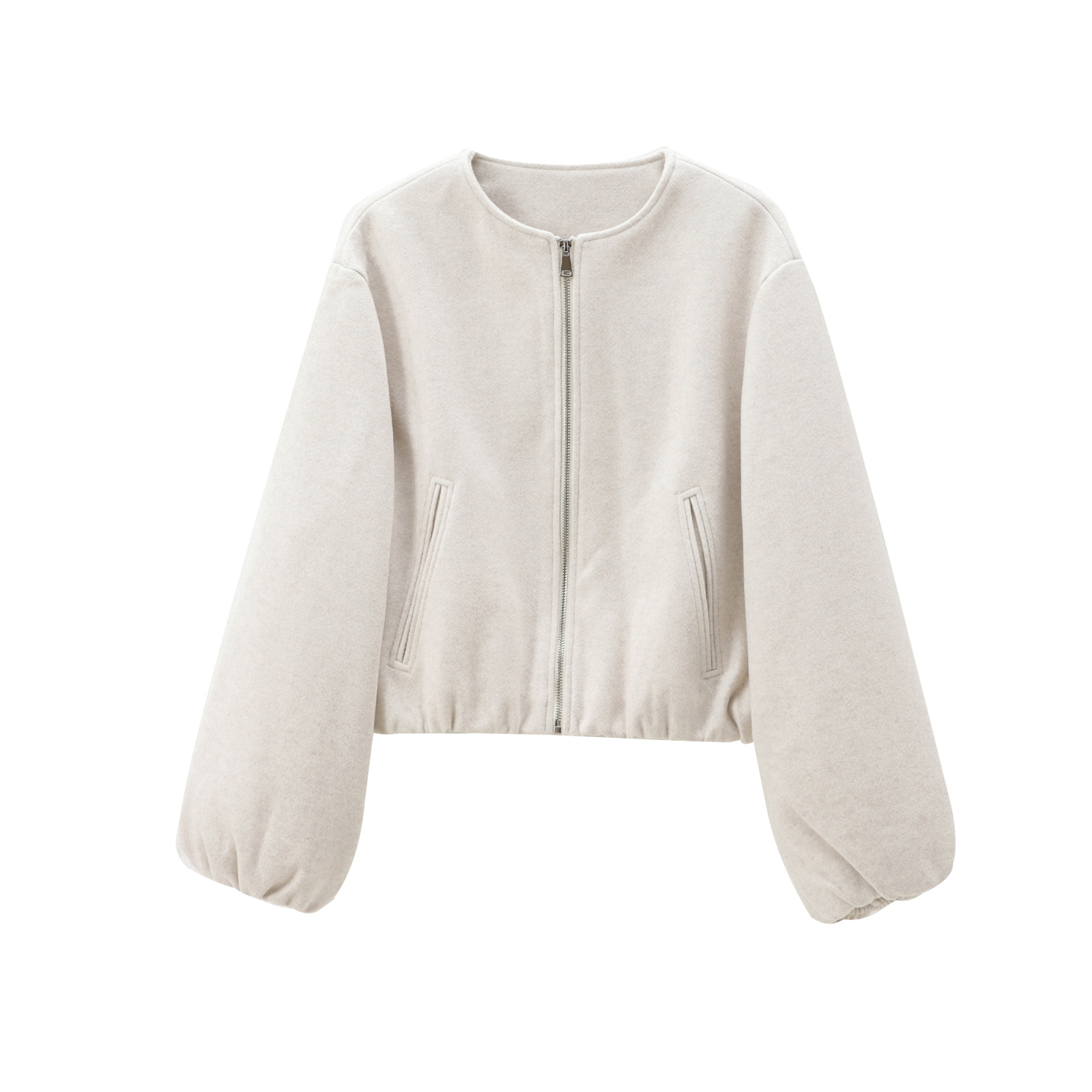 AliExpress MUJER Fleece Bomber Jackets for Women Soft Zipper Woman's Sports Jacket Casual Cropped Jacket Women Long Sleeve Coats Outerwears, view 5