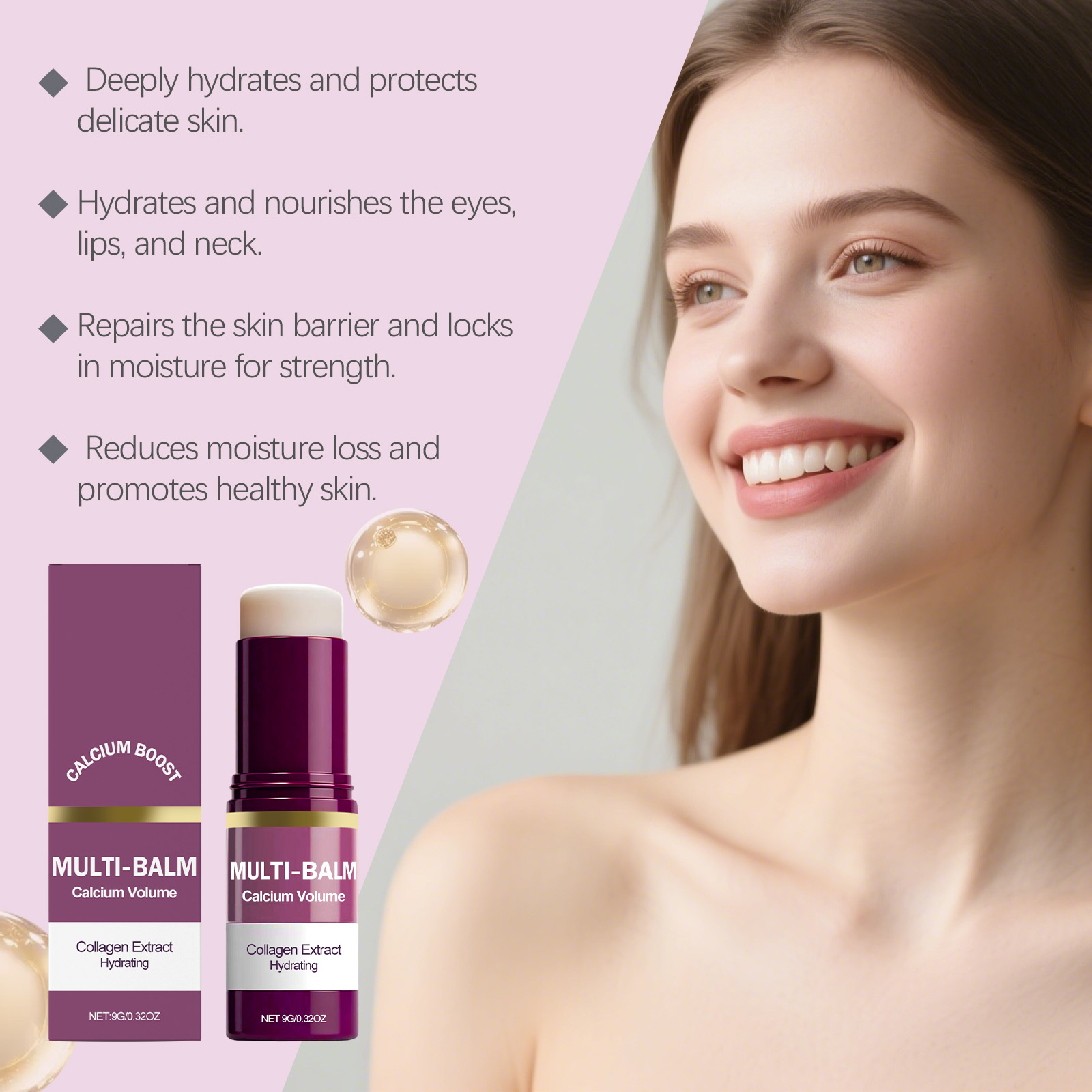AliExpress Collagen and Calcium Multi Balm Stick, view 5