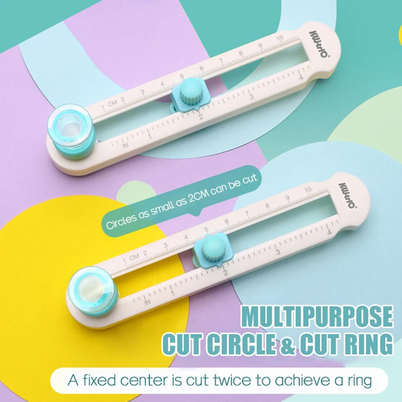 AliExpress Multi-functional 360° Rotating Handheld Circular Cutting Machine - With Adjustable Blue Knob, Office and School Supplies