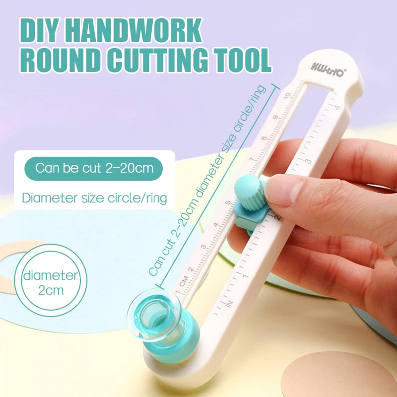 AliExpress Multi-functional 360° Rotating Handheld Circular Cutting Machine - With Adjustable Blue Knob, Office and School Supplies, view 3