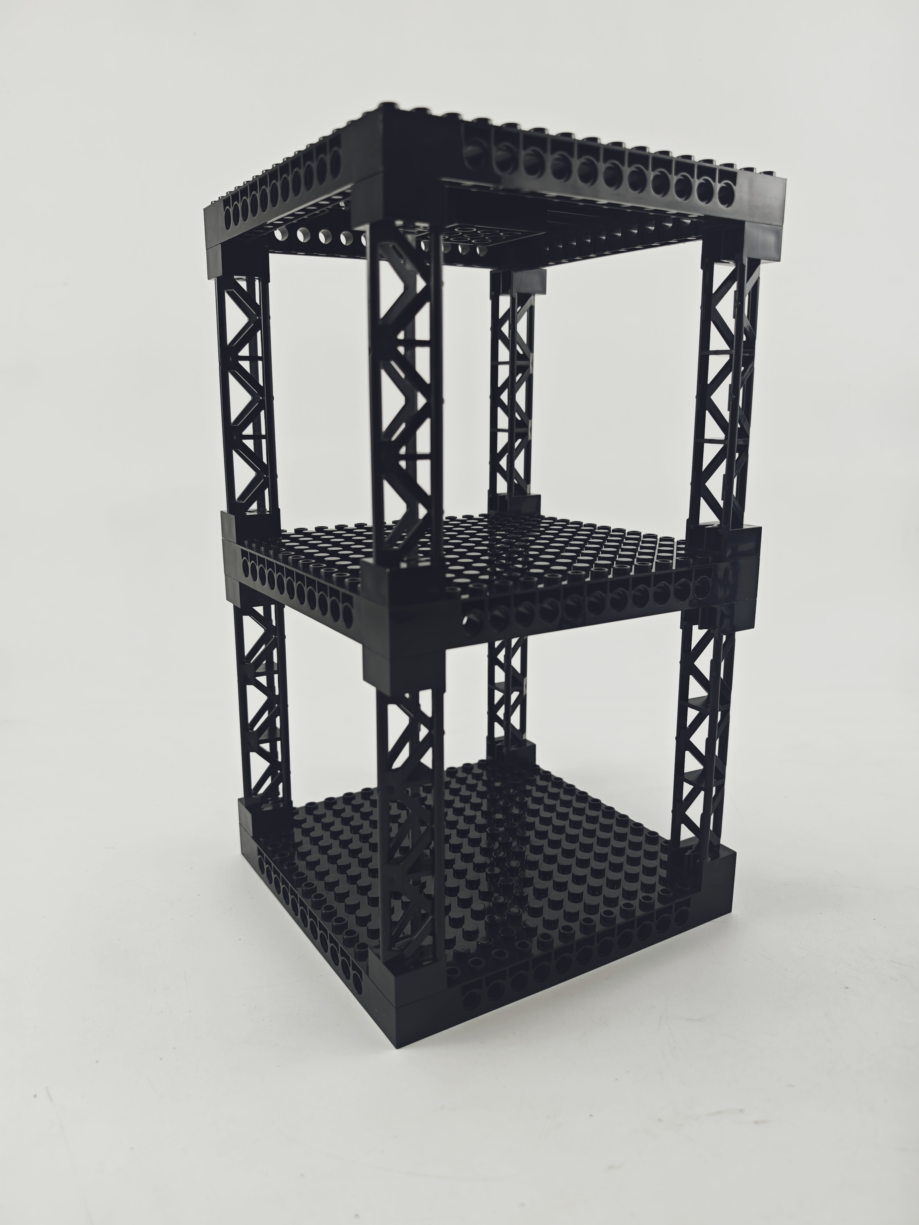 AliExpress Multi Functional Building Blocks Stackable Multi-Layer Desktop Storage Rack Simulated Military Bunkers 16x16 Plate Support Girde, view 5