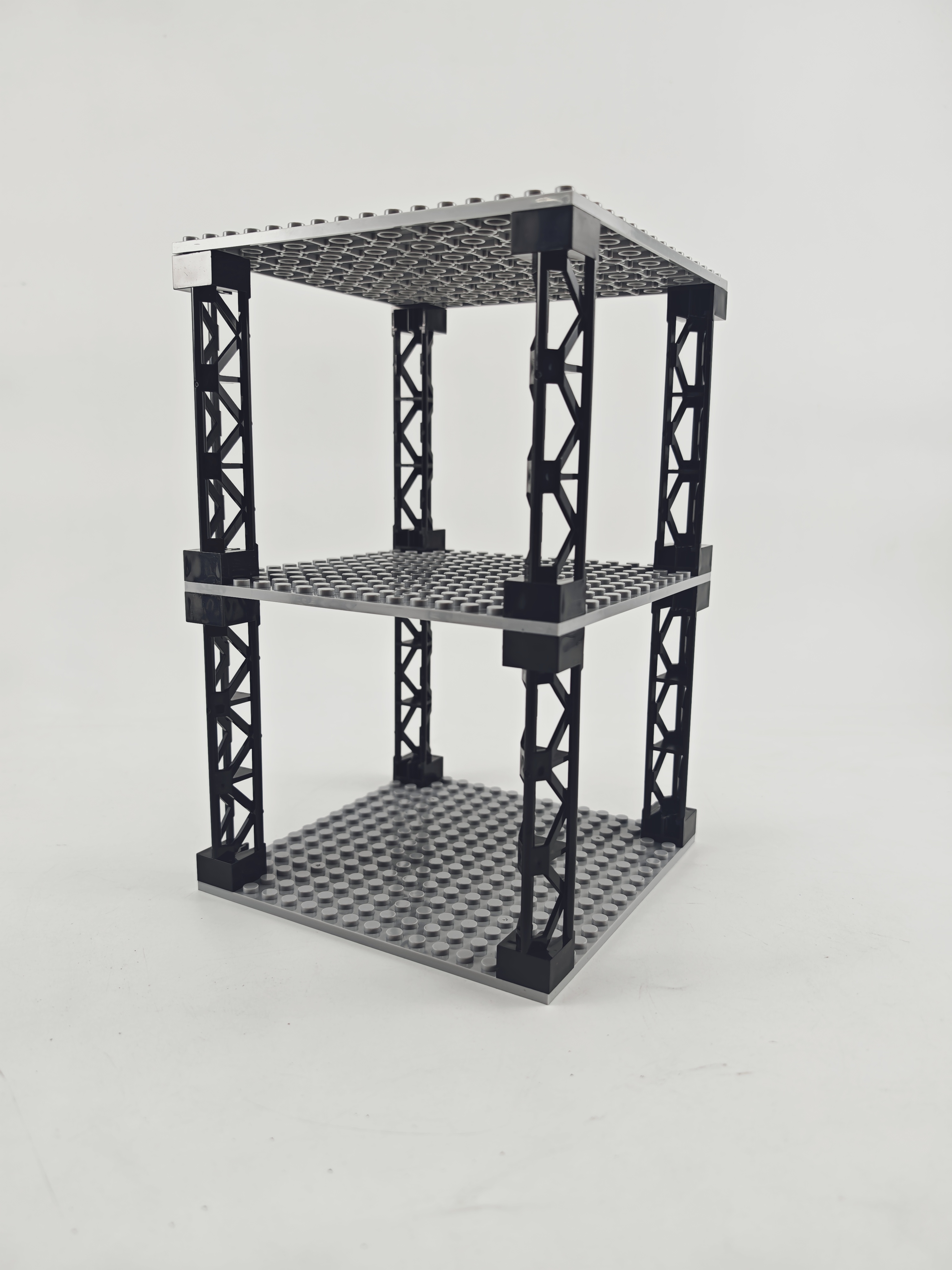 AliExpress Multi Functional Building Blocks Stackable Multi-Layer Desktop Storage Rack Simulated Military Bunkers 16x16 Plate Support Girde, view 6