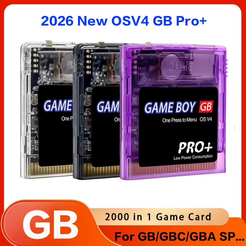 AliExpress Multi-Game 2000 in 1 EDGB Game Card Gameboy Card OS V4 With 4GB TF Card Game Card For GB GBC SP Game Consoles