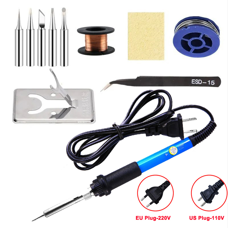 AliExpress 60W Adjustable-Temperature Soldering Iron Kit