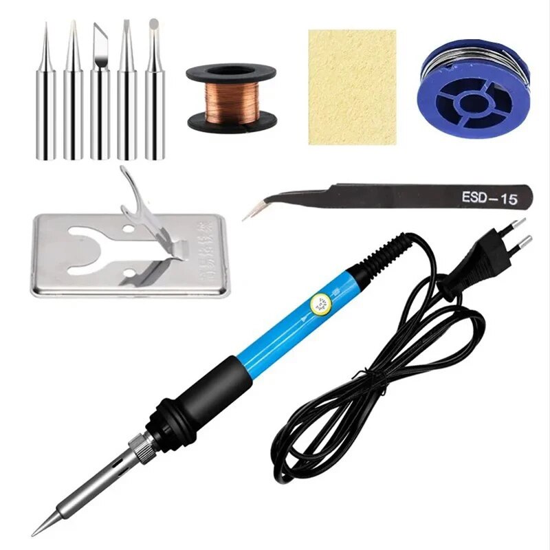 AliExpress 60W Adjustable-Temperature Soldering Iron Kit, view 6
