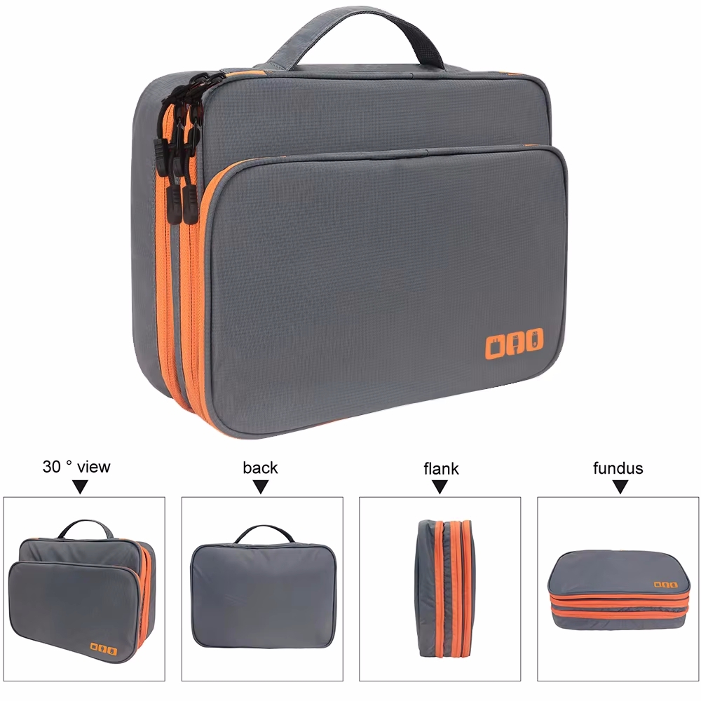 AliExpress Multi-Layer Travel Cable Storage Organizer Bag, view 2