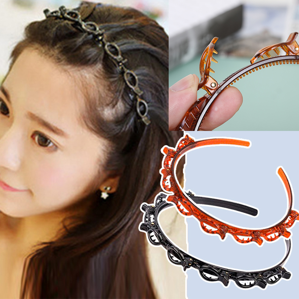 AliExpress Multi-Layer Braided Headband and Hair Clip