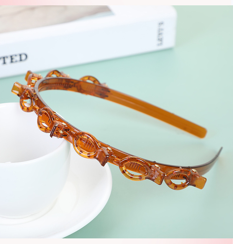 AliExpress Multi-Layer Braided Headband and Hair Clip, view 4