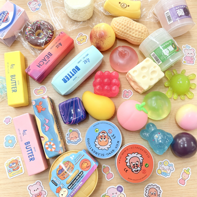 AliExpress Multi Slow-Rising Squishy, Random Includes: Cheese Squeeze Toys, Steamed Buns And Dumplings,Long Butter Bread,Bear Squishy Toys., view 2
