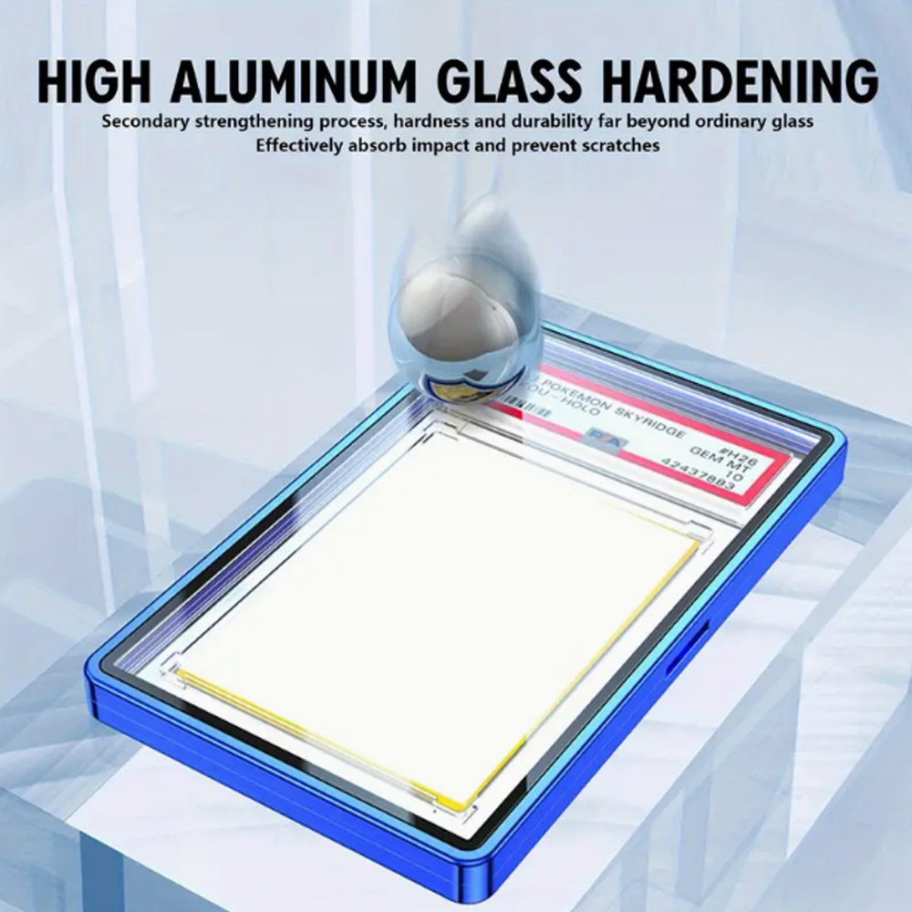 AliExpress Multicolor Aluminum Alloy Graded Card Protect Cases For PSA CGC BGS Graded Cards, Scratch Resistant Trading Card Holder, view 6