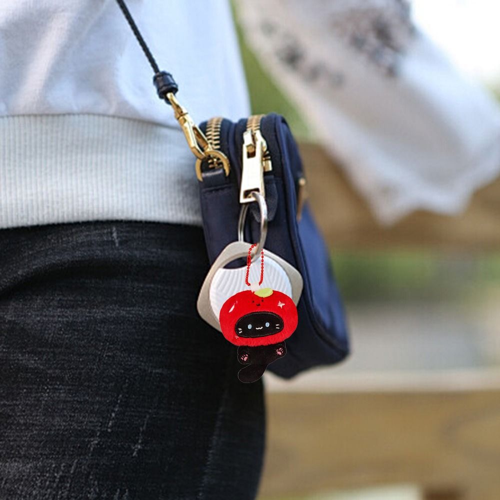 AliExpress Multicolor Plush Cat Keychain Charm, view 5