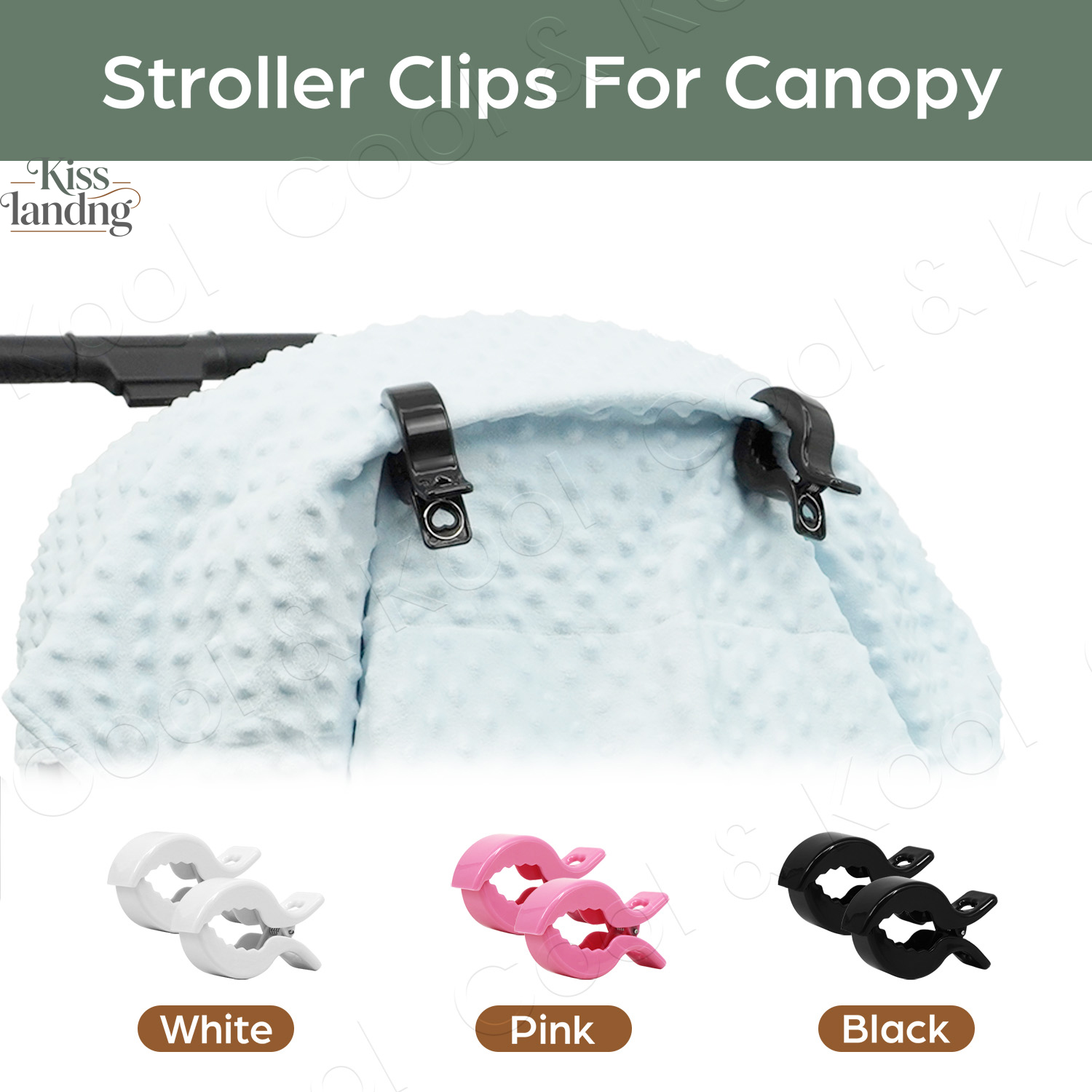 AliExpress Multicolor Universal Baby Stroller Clips, Anti-Drop Crocodile Clamps for Blankets and Accessories