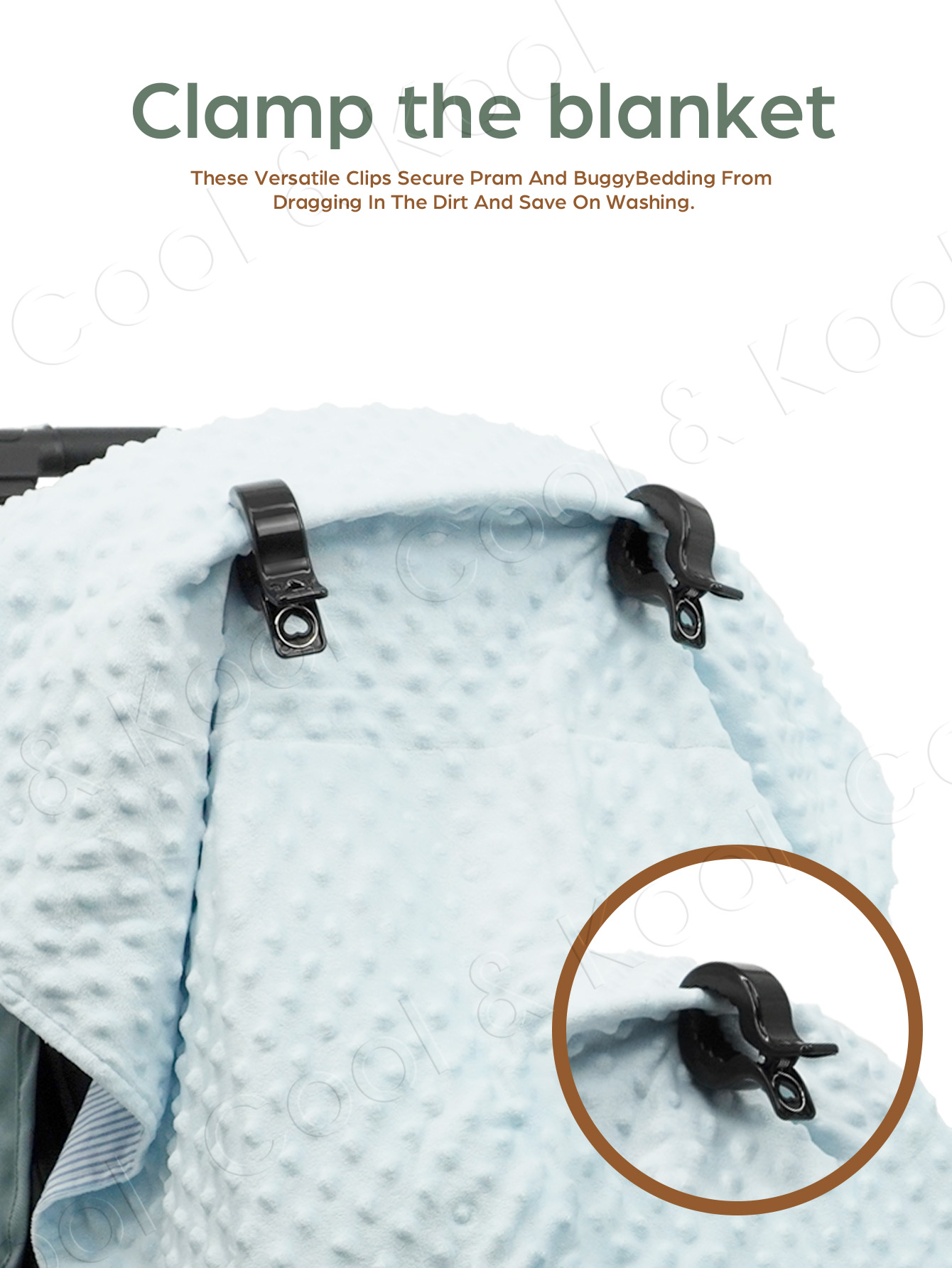 AliExpress Multicolor Universal Baby Stroller Clips, Anti-Drop Crocodile Clamps for Blankets and Accessories, view 5
