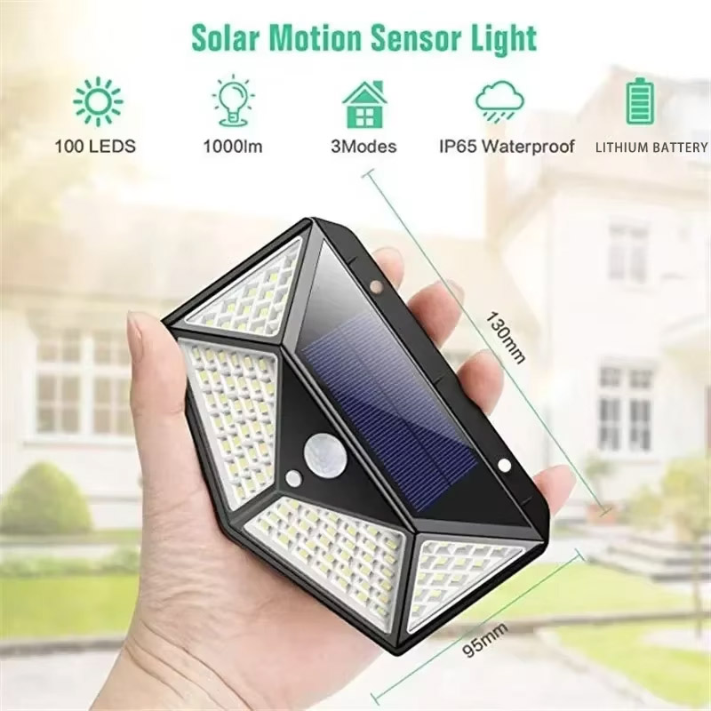 AliExpress Multifunctional Solar Lamp Outdoor Garden Decoration Solar LED Light Waterproof Sunlight Powered Spotlight with Motion Sensor, view 3