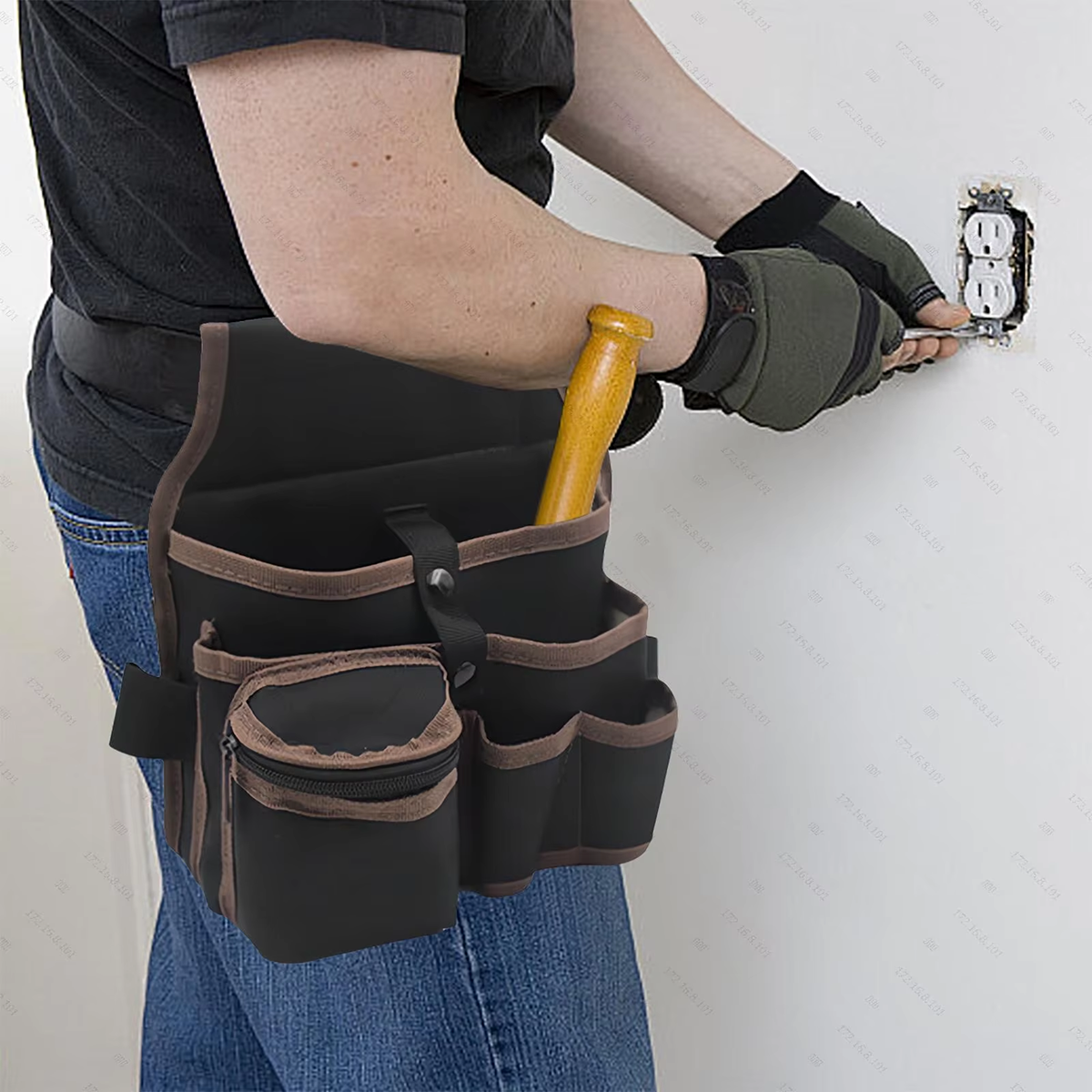 AliExpress Multi-Pocket Electrician Tool Belt Pouch