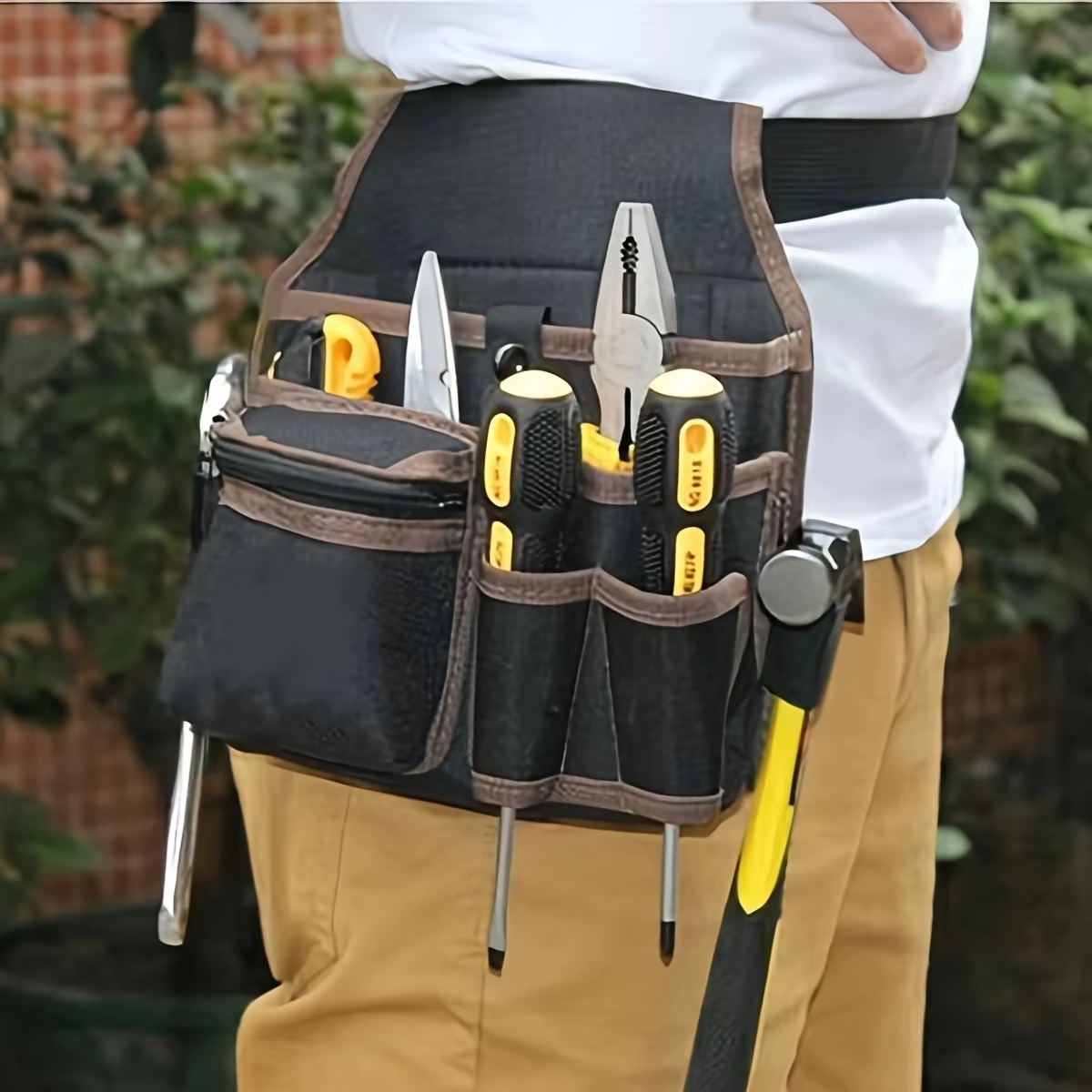 AliExpress Multi-Pocket Electrician Tool Belt Pouch, view 5