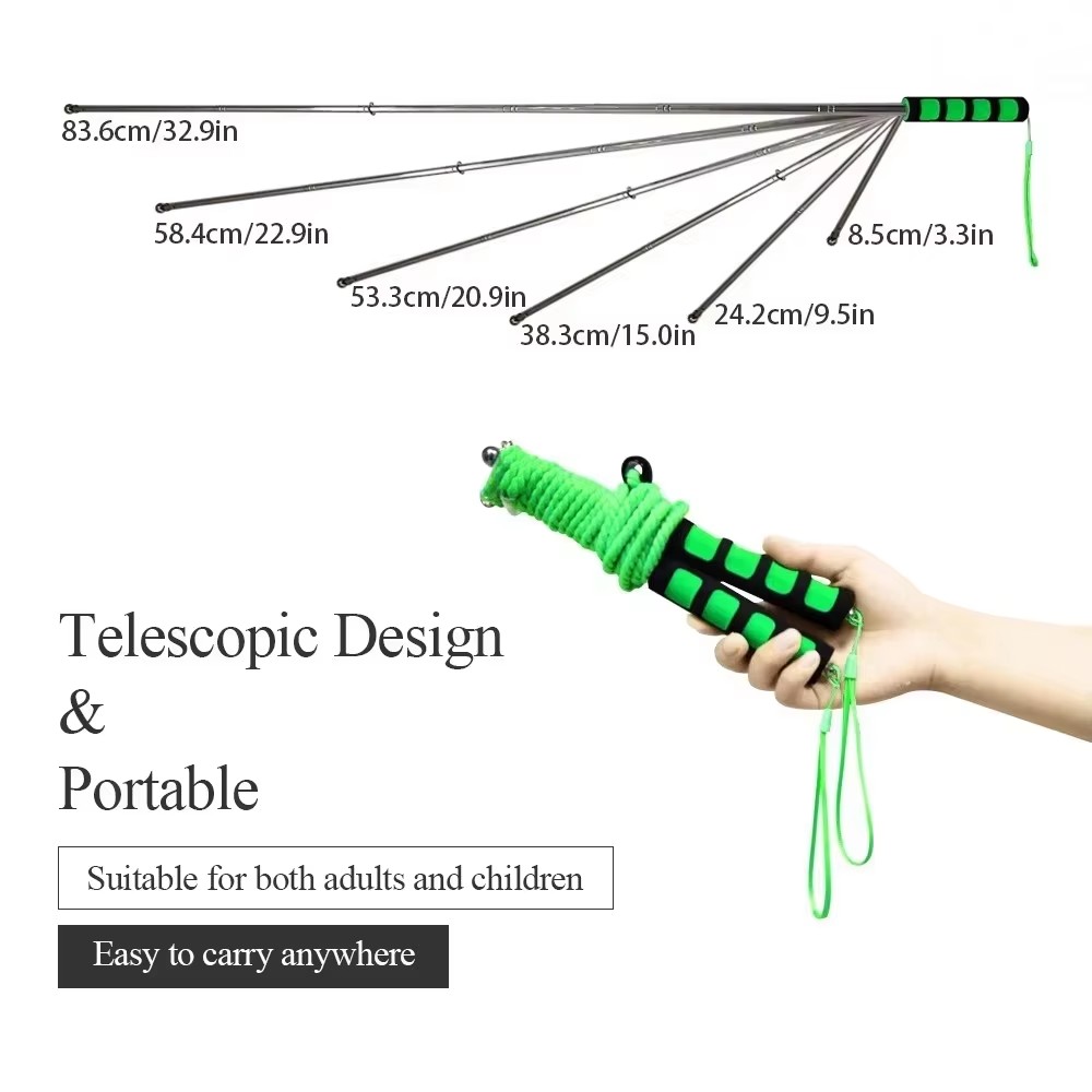 AliExpress Multiple combinations Outdoor Party Toy show Performance Props Bubble Rope Scalable Bubble Stick Bubble Circle Performance Props, view 2