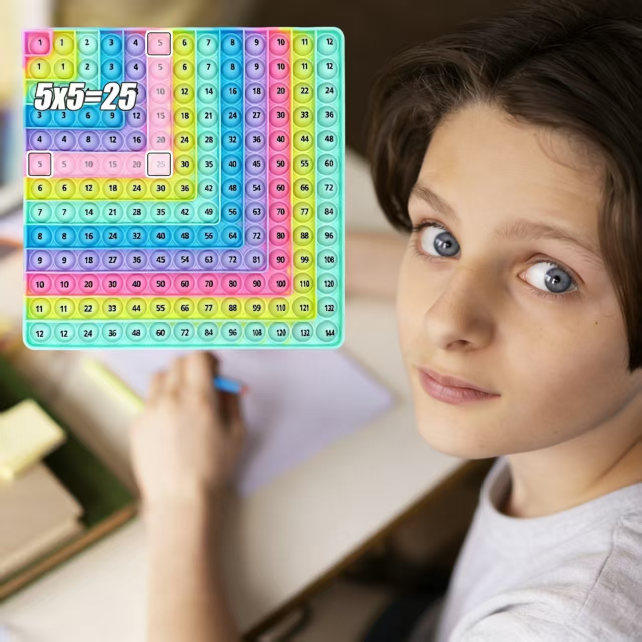 AliExpress Multiplication Practice Math Games, 12x12 Times Table Learning Activity Board Games, Mathematics Teaching Toys Stationery Gifts, view 4