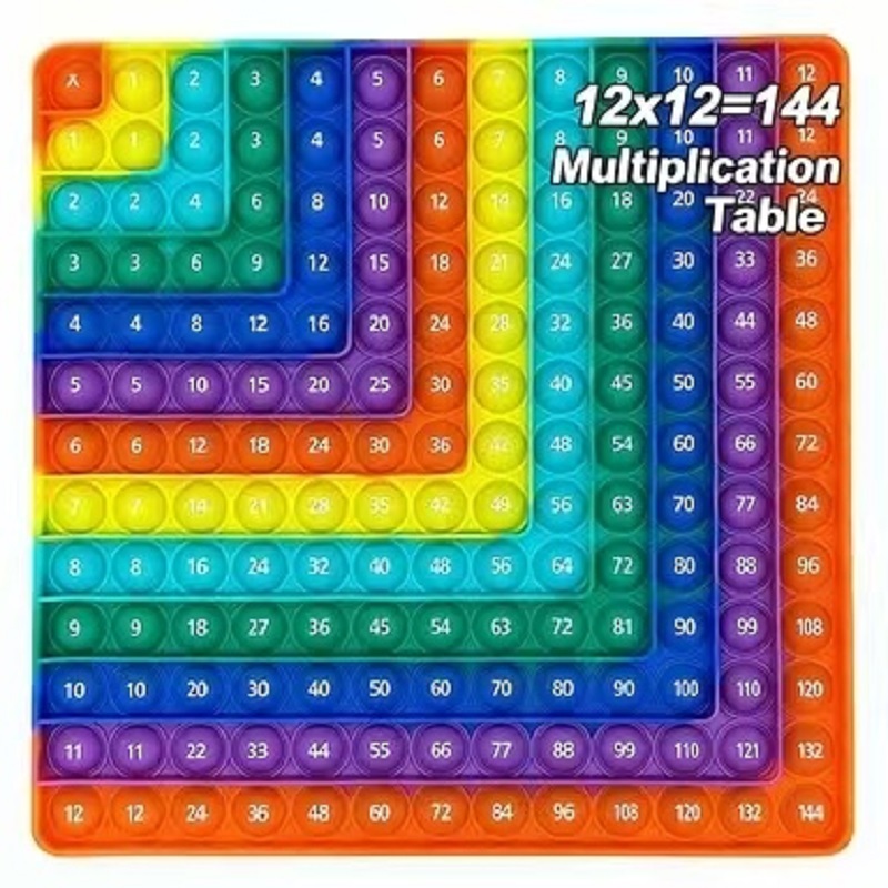 AliExpress Multiplication Practice Math Games, 12x12 Times Table Learning Activity Board Games, Mathematics Teaching Toys Stationery Gifts, view 6