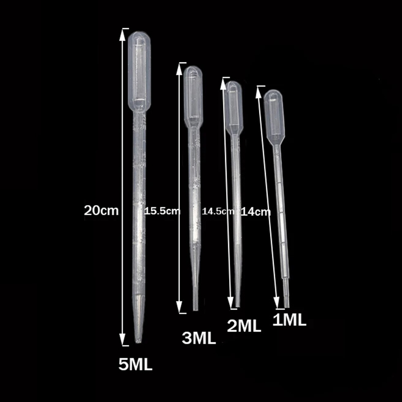 AliExpress Multipurpose Graduated Liquid Transfer Pipette Kit, Disposable Plastic Dropper, Practical Liquid Dispensing Tool for Lab Experiment and Makeup Creation, view 6