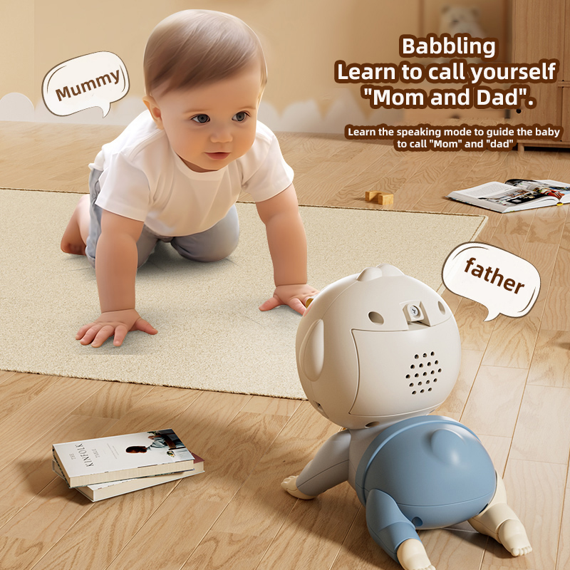 AliExpress Music Crawling doll baby Toy, 0-1 Year Old, Learning Crawling Guidance and Head-Lifting Training soothing Toy, Children's Day Gi, view 2