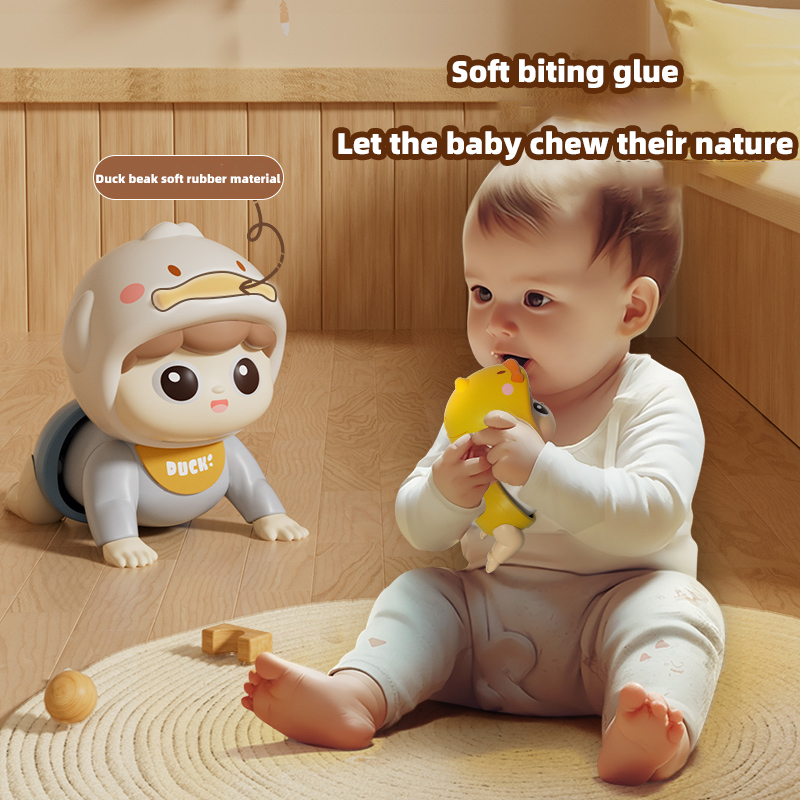 AliExpress Music Crawling doll baby Toy, 0-1 Year Old, Learning Crawling Guidance and Head-Lifting Training soothing Toy, Children's Day Gi, view 4